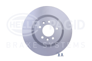 HELLA PAGID 8DD355125251 Тормозной диск High Carbon Silver Edition; передняя ось