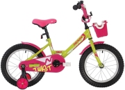 NOVATRACK 121TWISTGNP20 Велосипед 12 детский Twist (2020) количество скоростей 1 рама сталь 8,5 желтый/розовый