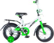 NOVATRACK 123STRIKEBKG20 Велосипед 12 детский Strike (2020) количество скоростей 1 рама сталь 8,5 черный/зеленый