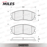 Miles E400103 Колодки тормозные