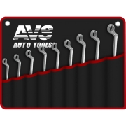 AVS A07650S Набор ключей гаечных накидных изогнутых в сумке (6-24 мм) (9 предметов) AVS K2N9M