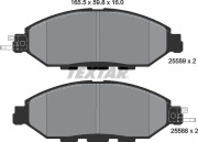 Textar 2558903 Комплект тормозных колодок