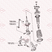 TMI TATSUMI TEB1053 Тяга стабилизатора передняя L/R