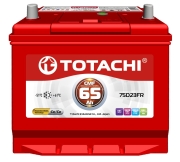 TOTACHI 90565 Батарея аккумуляторная 65А/ч 550А 12 В прямая (+) (-) поляр. стандартные (Европа) клеммы