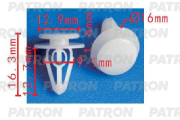 PATRON P371480 Клипса пластмассовая