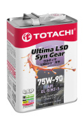 TOTACHI G3304 Масло трансмиссионное Ultima LSD Syn-Gear 75W90 синтетическое 4 л 4589904931550